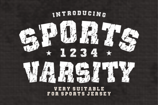 Sports Varsity Font